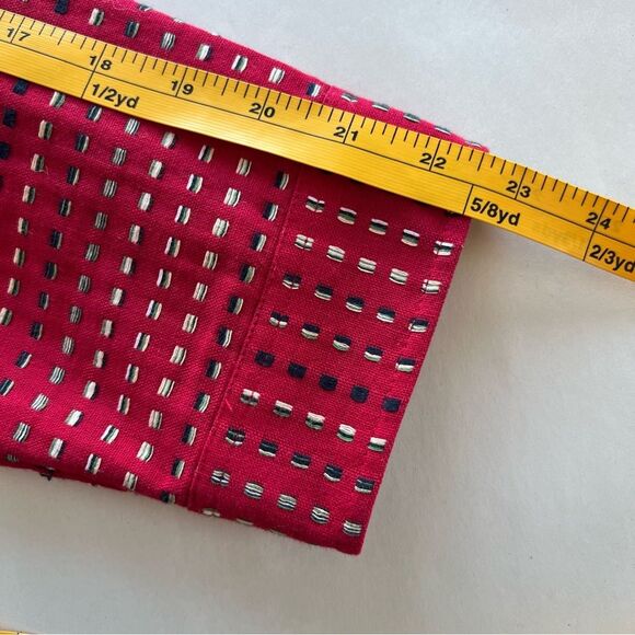 CJ Banks Red Striped Jacket Womens 1X Button Front Cardigan - Picture 11 of 12